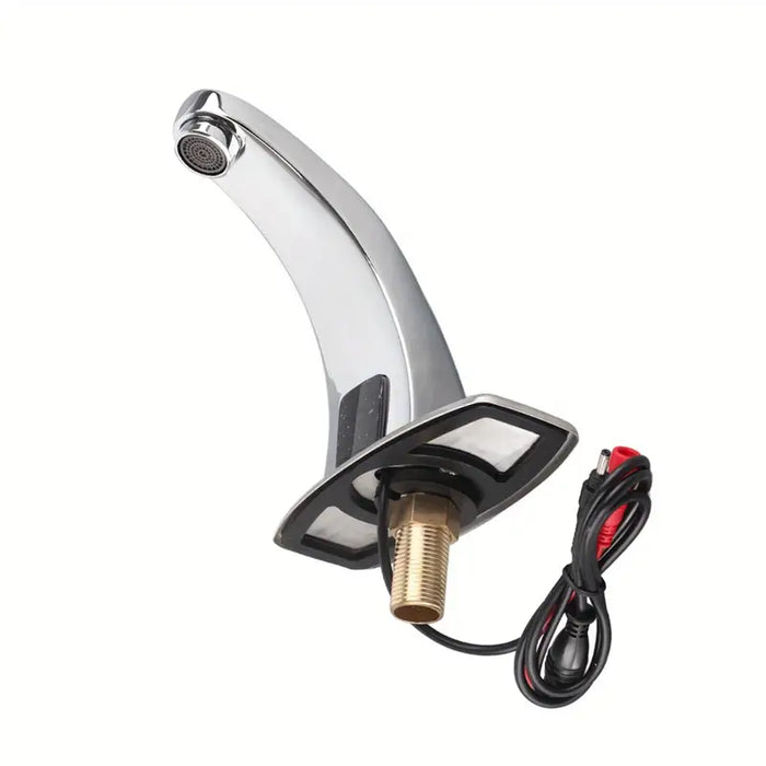 Luxury Hands-Free Sensor Basin Faucet - Infrared Touchless Sink Tap with Cable