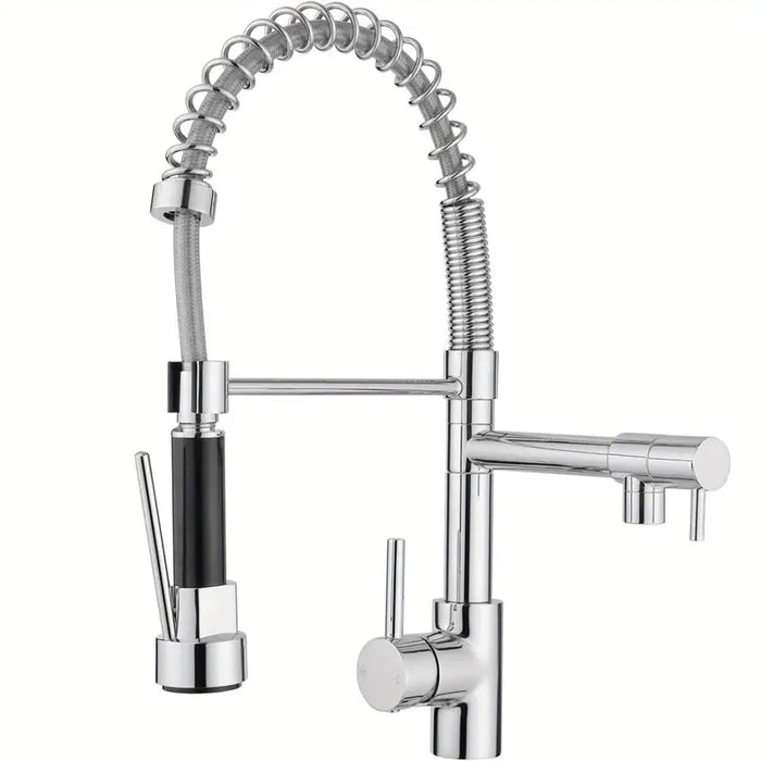 Tap Three-way Water, Pull-out Cold And Hot Water