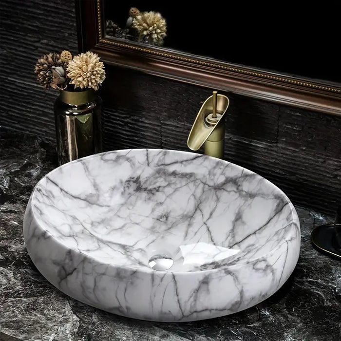 Modern Vessel Counter Top Basin Oval