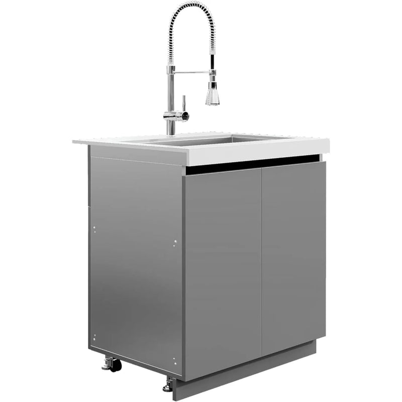 Whistler Fairford Grey Outdoor Kitchen | 4.2M Full-Length