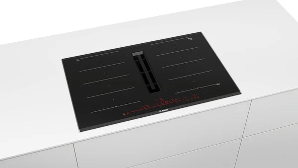 Bosch Series 8 Induction Hob With Integrated Extraction 80cm Surface Mount With Frame PXX875D67E