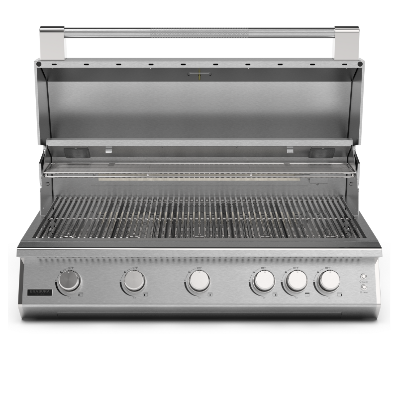 Brabura Fusion 500 Stainless Steel Built-In Gas BBQ Built in