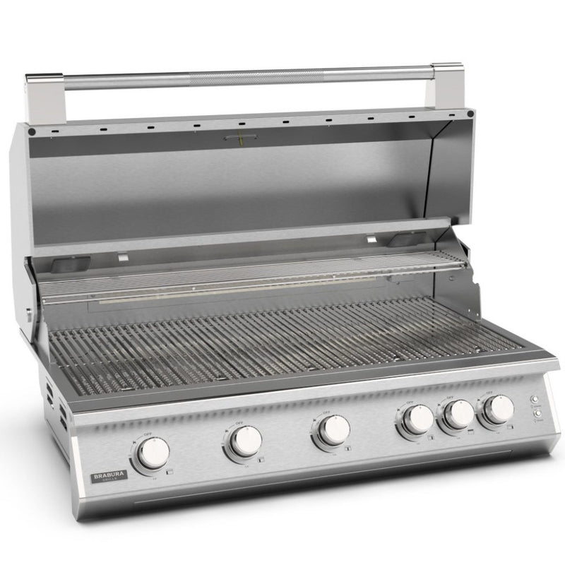 Brabura Fusion 500 Stainless Steel Built-In Gas BBQ With Cart