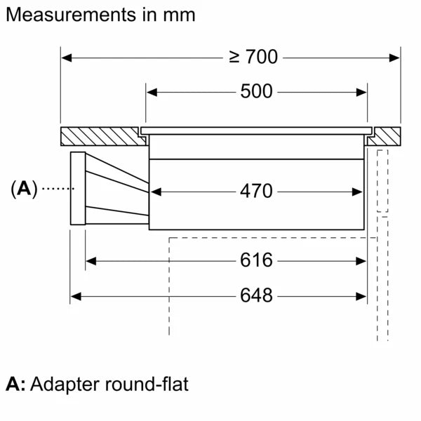 Siemens iQ700 Induction Hob With Integrated Extraction 80cm Flush Mount EX807LX57E
