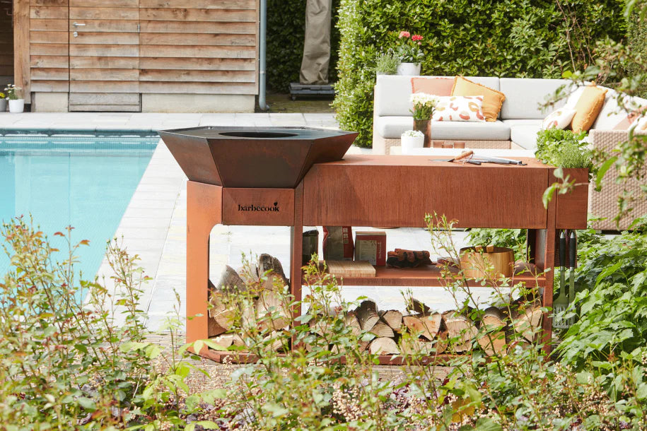 Barbecook Nestor Island made of Corten Steel