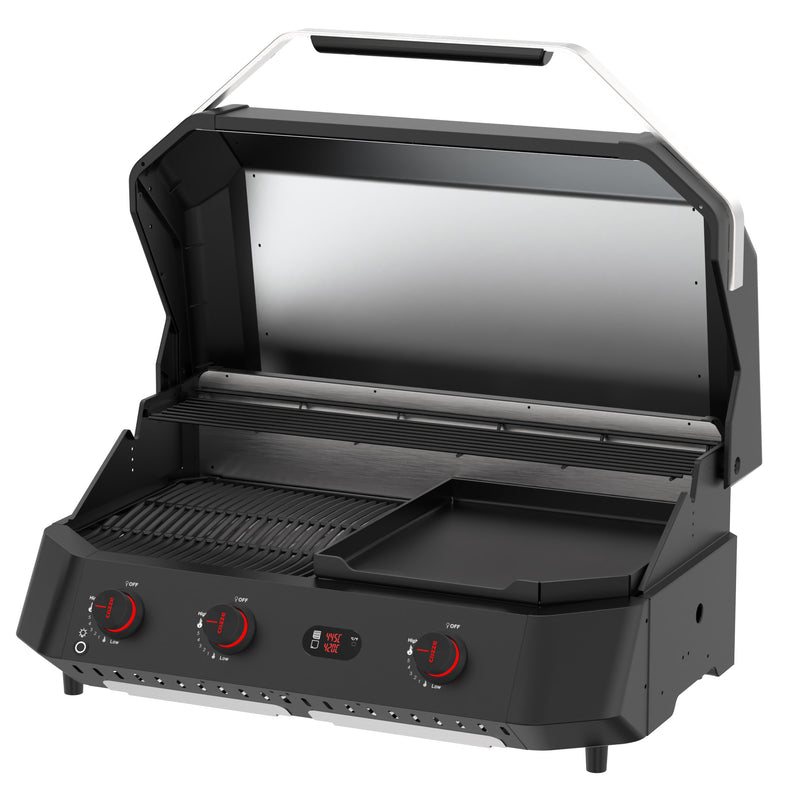 Cozze G-800 COMB0 Plancha-Grill, 3 Gas burners