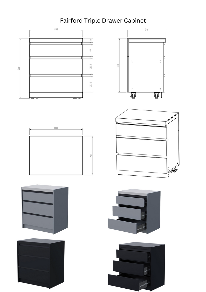 Whistler Fairford Outdoor Kitchen with Burford 5 Burner BBQ | 6M Full-Length