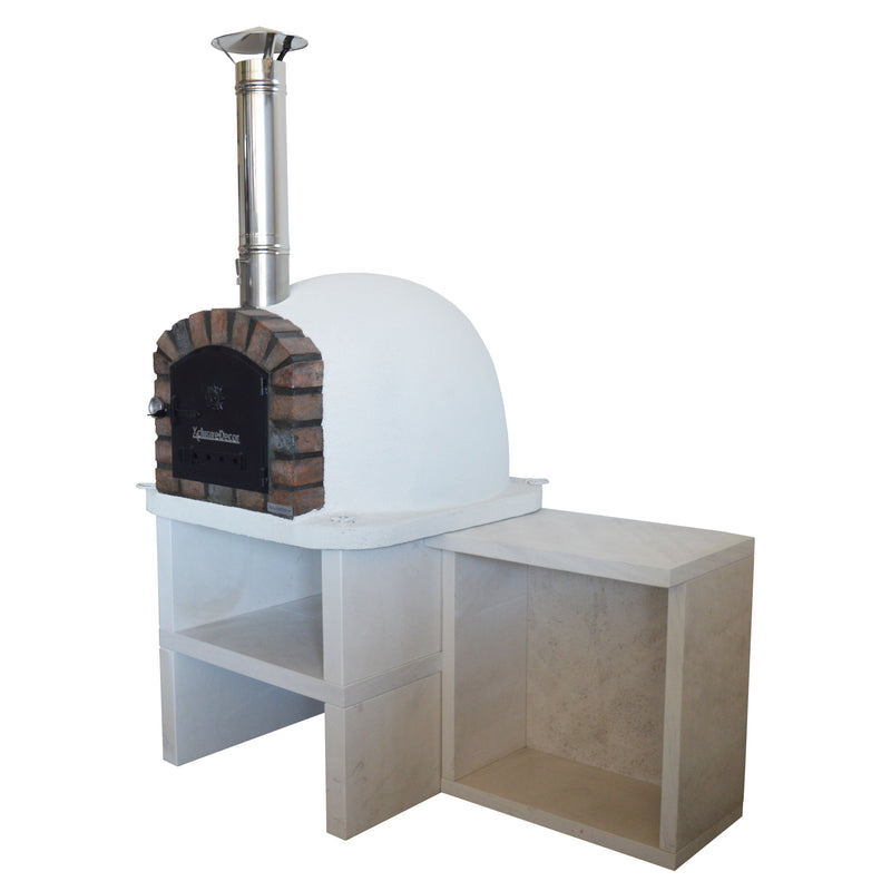 Premier Wood Burning Pizza Oven and Side Table 100cm