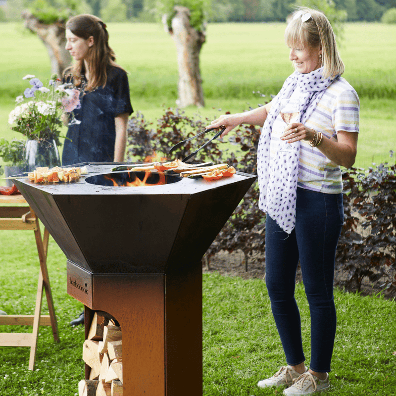 Barbecook Nestor Original corten steel wood barbecue