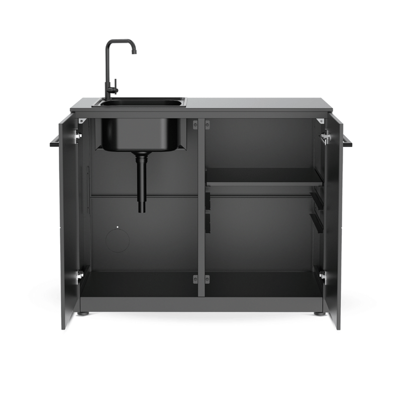 Cozze Elements Outdoor Kitchen Paired with Cozze® Combo 900