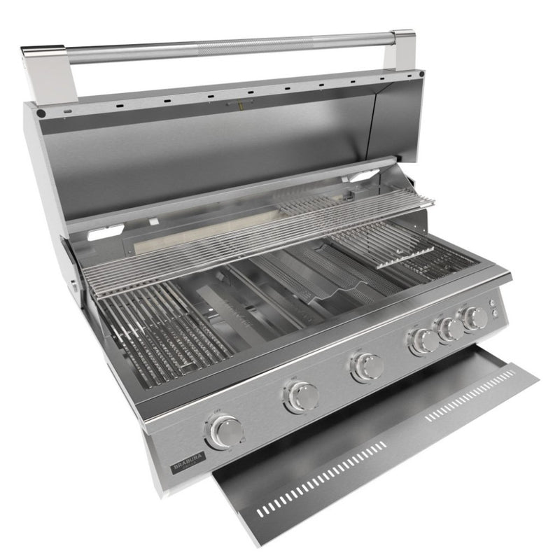 Brabura Fusion 500 Stainless Steel Built-In Gas BBQ With Cart