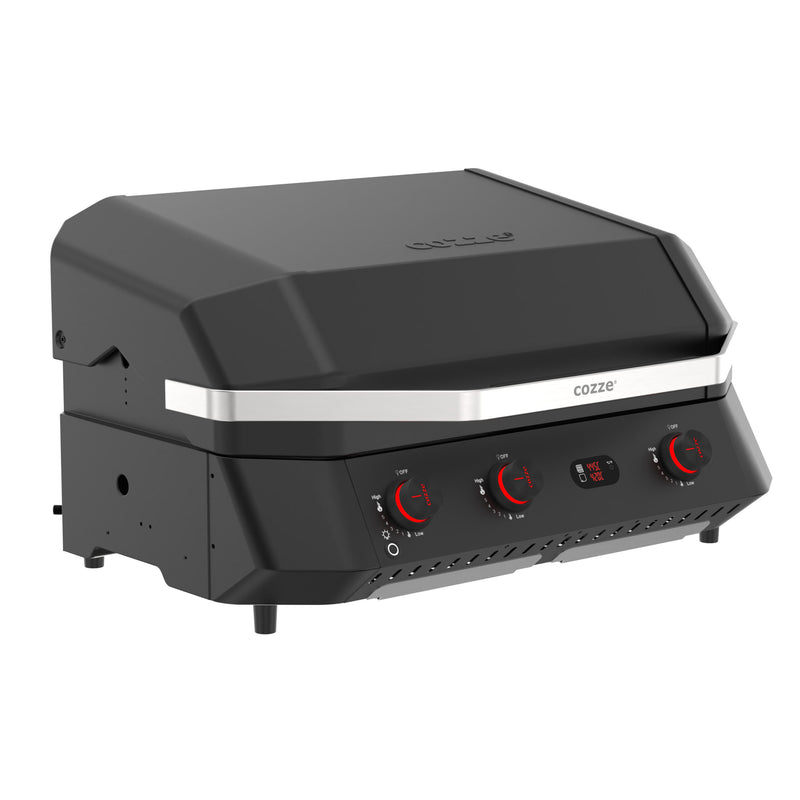 Cozze G-800 COMB0 Plancha-Grill, 3 Gas burners