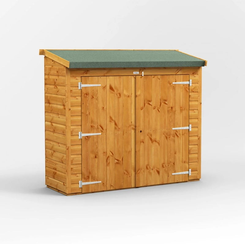 Power Timber Pent Bicycle Shed