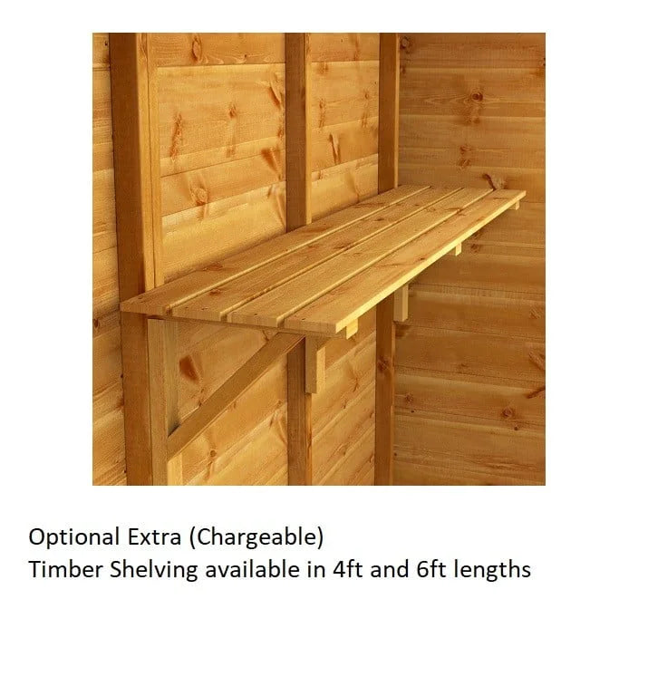 Power Timber Pub with 2ft front roof overhang