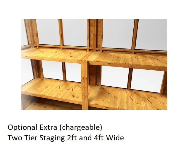 Power Timber Pub with 2ft front roof overhang