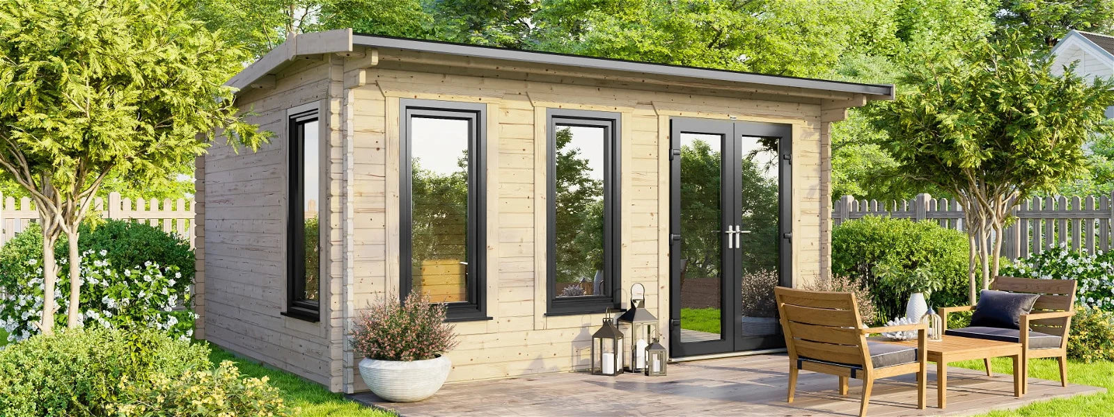 Power Timber Apex Log Cabin — Primecookout Ltd