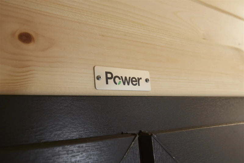 Power Timber Pent Log Cabin