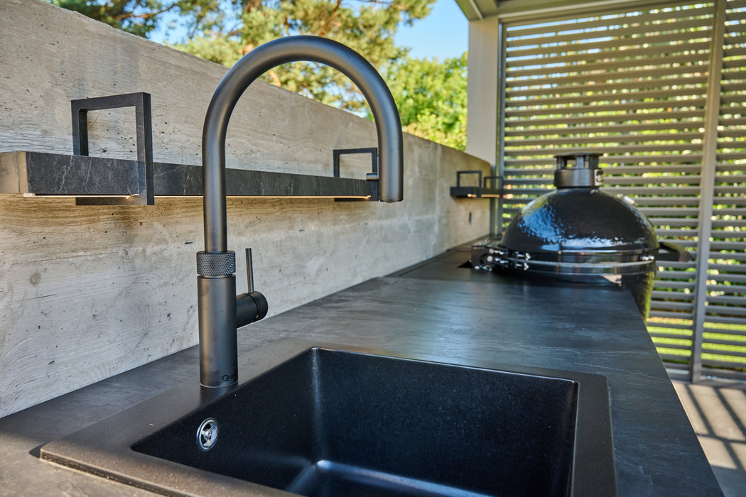 Theiss Outdoor Kitchen Primo and sink