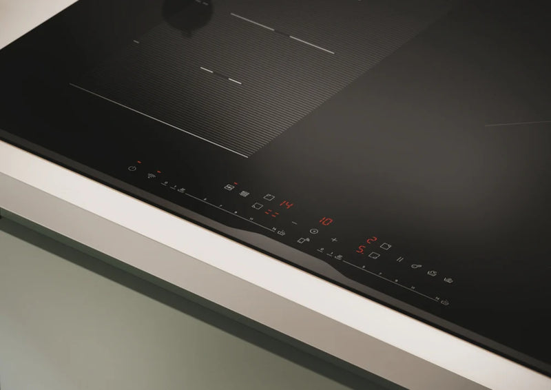 Hoover HIF84DCS 80cm Wi-Fi Induction Hob, 1 Flexi + 2 zones, dual slide controls, Black Glass