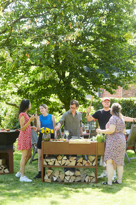 Barbecook Buddy Workstation Corten Steel