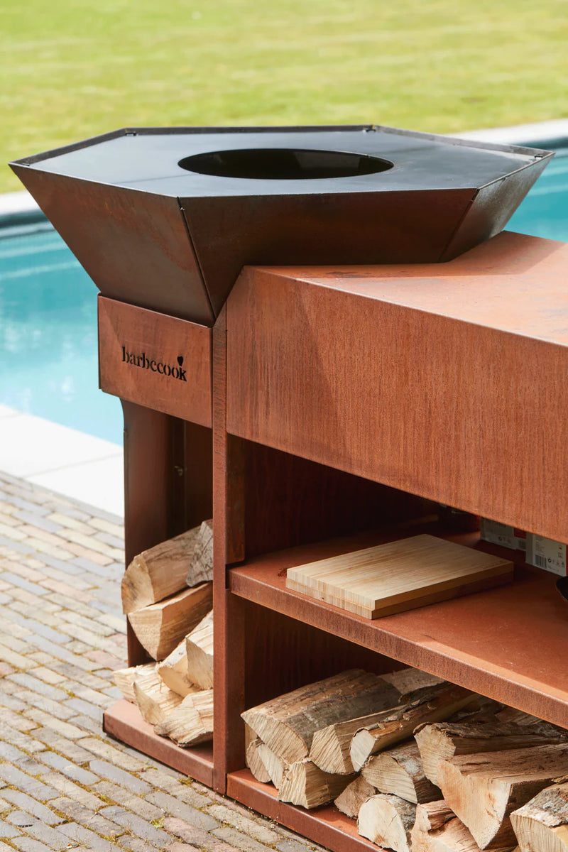 Barbecook Nestor Island made of Corten Steel