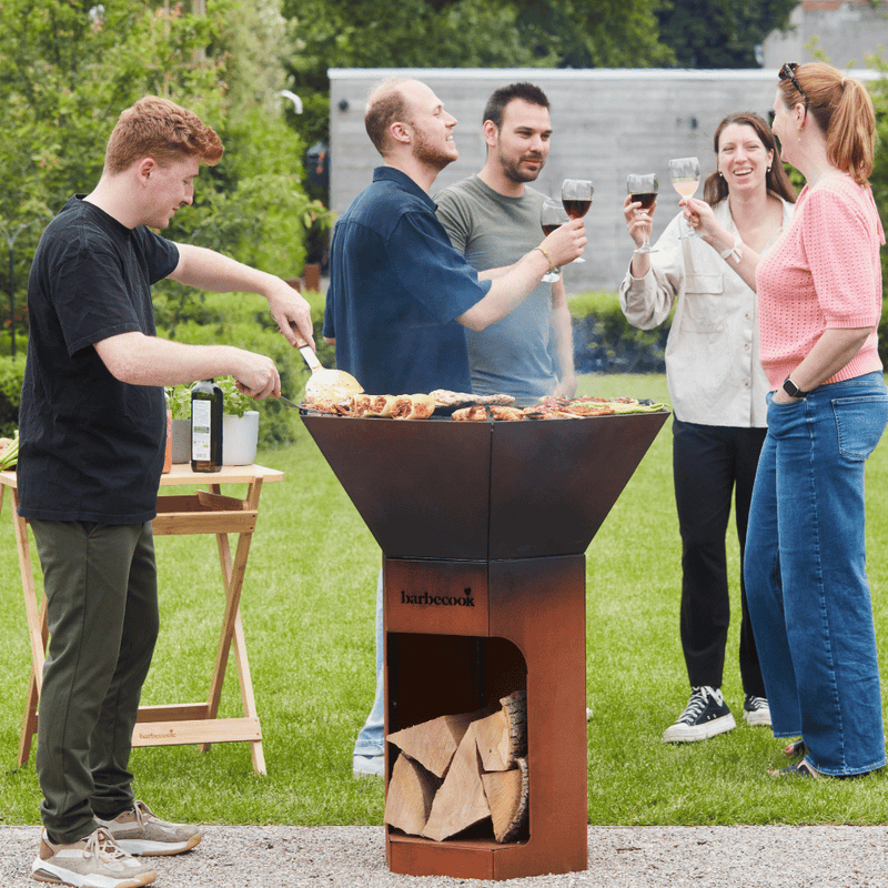 Barbecook Nestor Original corten steel wood barbecue