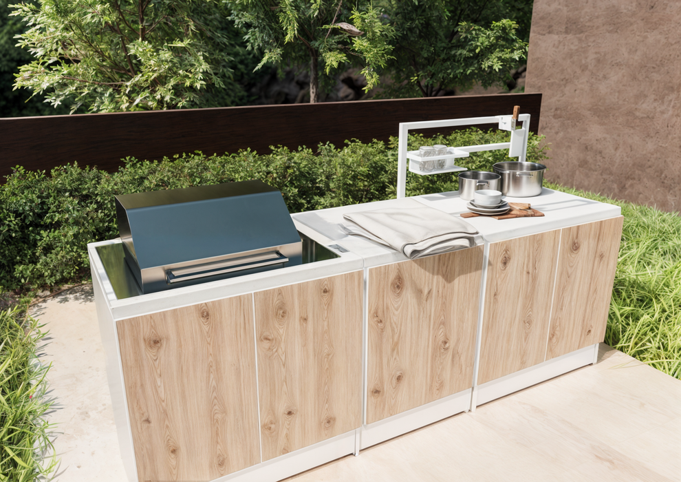 Noltia Aluminium Outdoor Kitchen Prime White