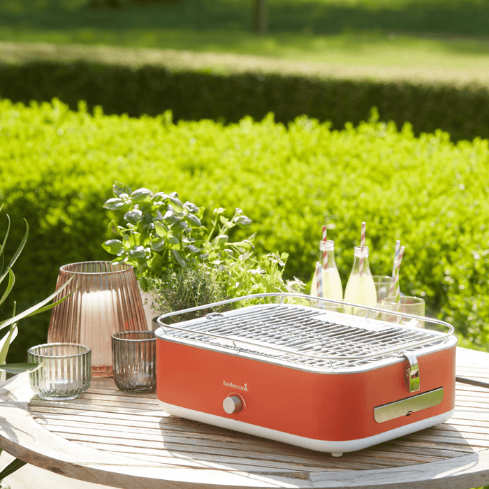 Barbecook E-Carlo Electric Table Grill in Red