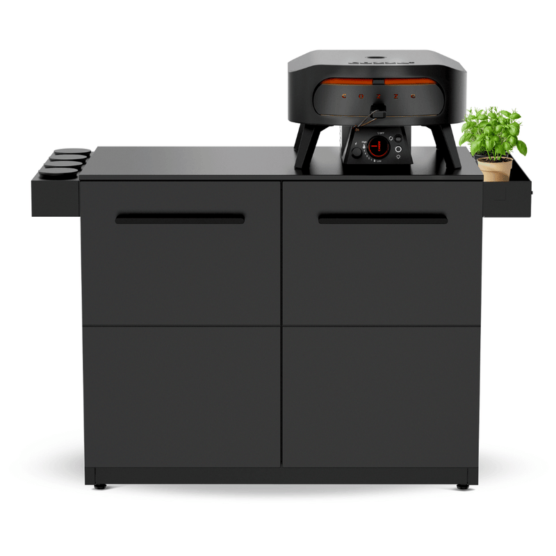 Cozze Elements Outdoor Kitchen Paired with Cozze® Quattro 900
