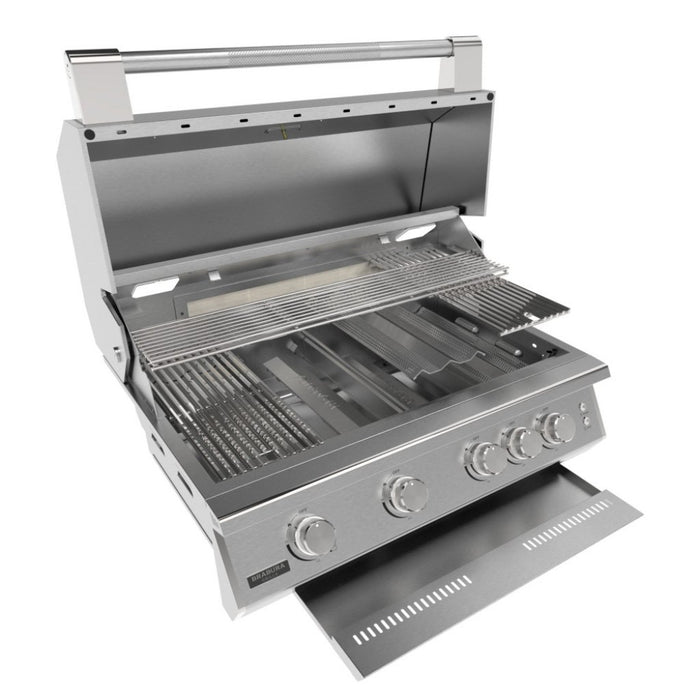 Brabura Fusion 400 Stainless Steel Built-In Gas BBQ