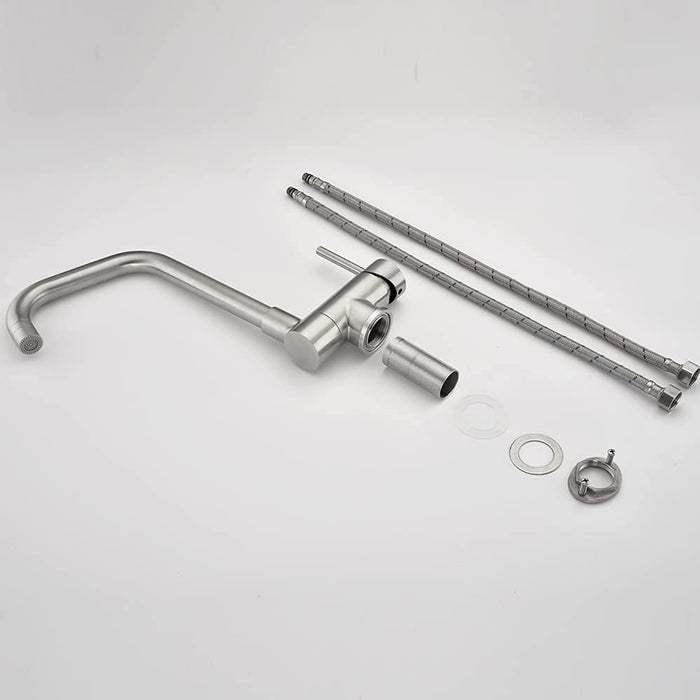 Foldable Tap 360° Rotation, Sink Mixer Tap Single Lever Mixer