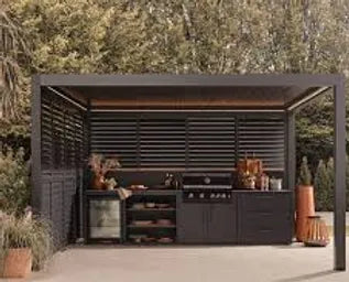 Brabura Outdoor Kitchen Straight with Kamado