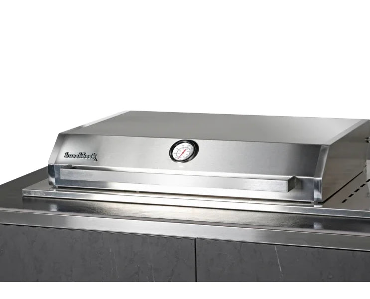 Buschbeck Derby Outdoor Kitchen – Grey Marbled Ceramic Finish 2.6M Plus Weather Protection Cover