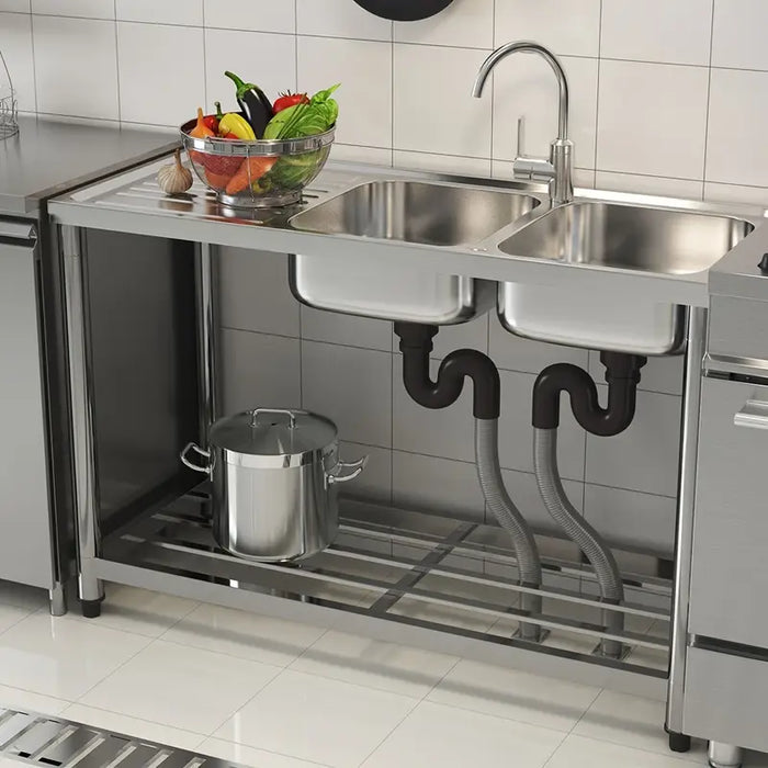 Sink Double Bowls Stainless Steel