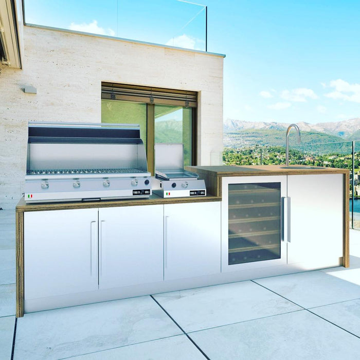 Pianeta Grill - White beauty Outdoor kitchen