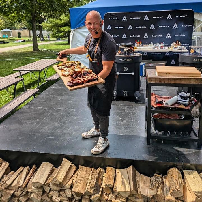 Alchemy Simultaneously Smoking, Grilling, and Griddling