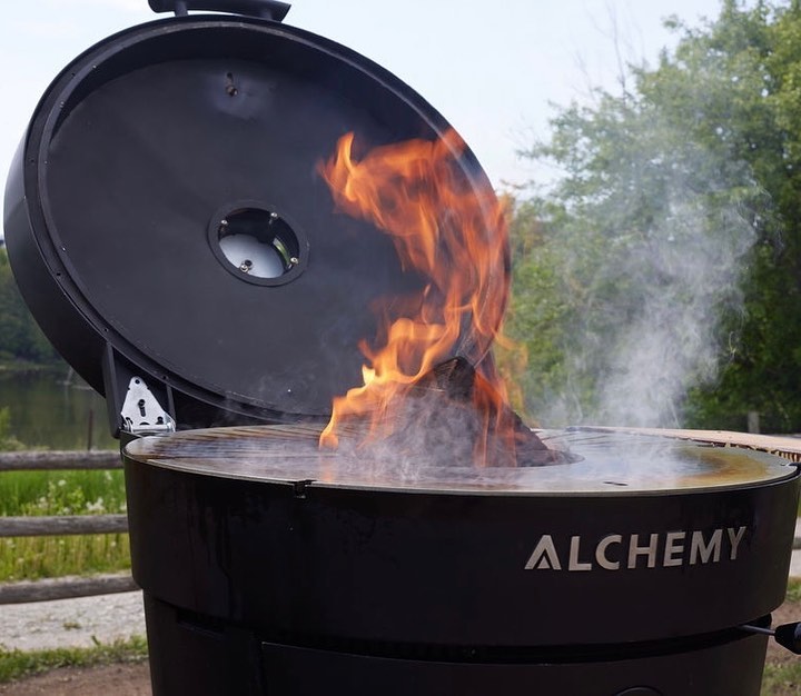 Alchemy Simultaneously Smoking, Grilling, and Griddling