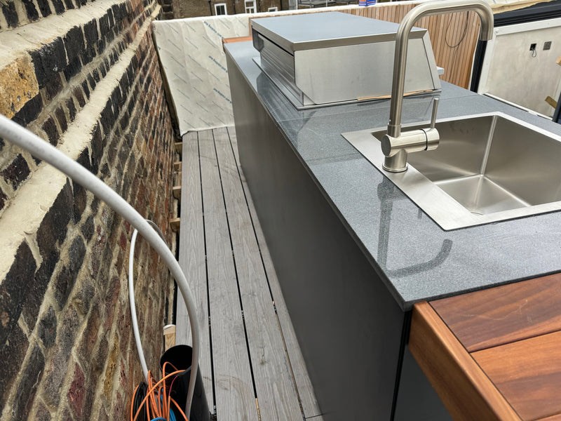 Grillandia Outdoor Kitchen Beefeater Proline Roaster, Fridge and Weather Cover - 2.5M