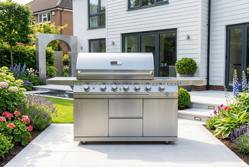 Whistler Cirencester 6-Burner Gas Barbecue and Side Burner | New and Upgraded