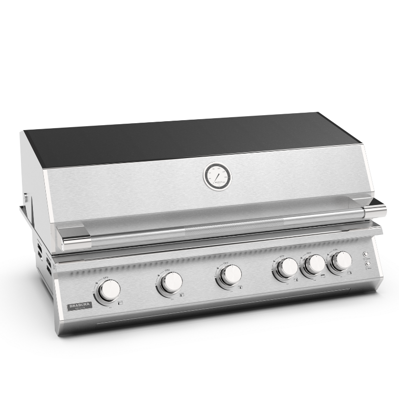 Brabura Fusion 500 Stainless Steel Built-In Gas BBQ Built in