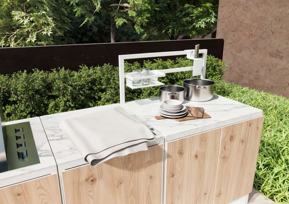 Noltia Aluminium Outdoor Kitchen Prime White