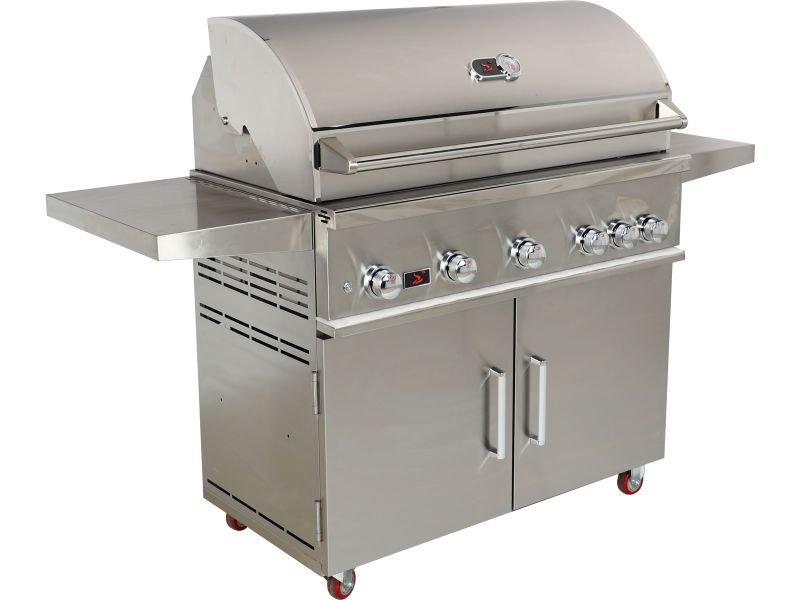 Whistler Bibury 5 Burner Barbecue with Rotisserie and Weather Cover