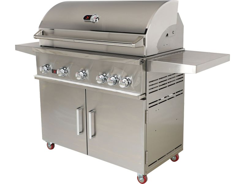 Whistler Bibury 5 Burner Barbecue with Rotisserie and Weather Cover