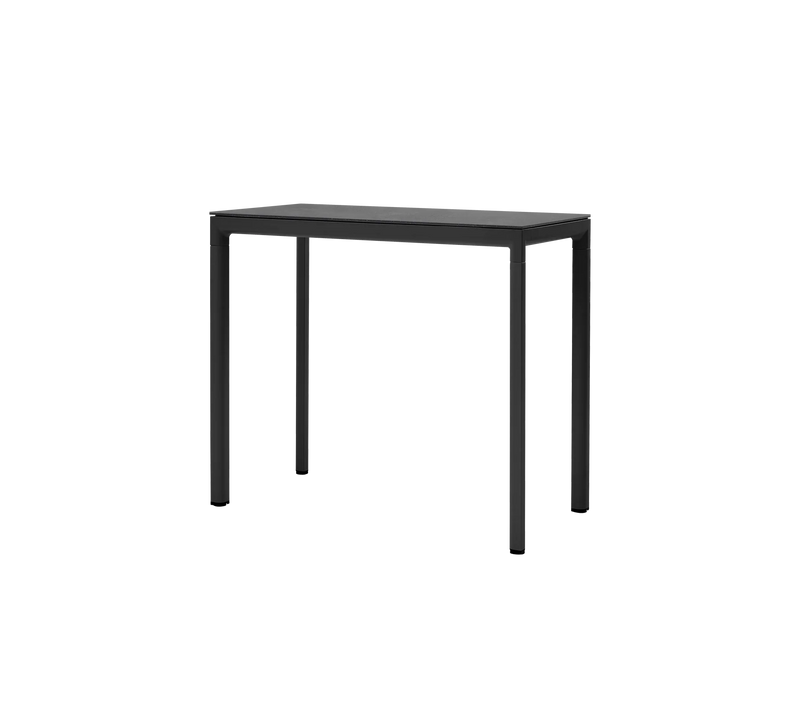 Outdoor & Indoor Drop bar table, 150x75 cm Lava grey