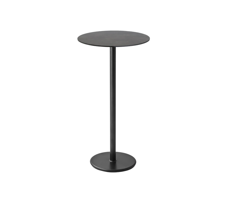 Outdoor & Indoor Go bar table dia. 70 cm Lava Grey