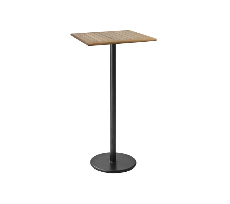 Outdoor & Indoor Go bar table 72x72 cm Lava Grey