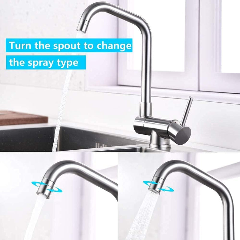 Foldable Tap 360° Rotation, Sink Mixer Tap Single Lever Mixer