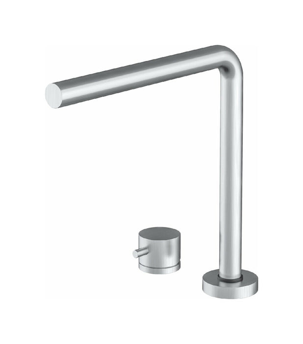 Barazza LAB COVER 316 Outdoor 1 bowl sink cm. 57x51 with lid + tap - satin stainless steel