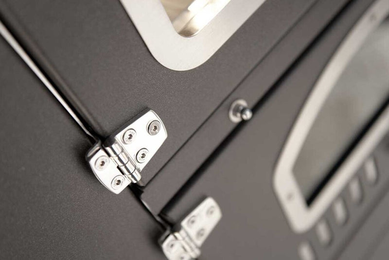 Rossofuoco Effe Wood-fired Oven 80 x 112 cm - Anthracite/Stainless Steel