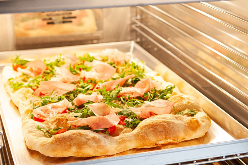 Rossofuoco EFFE INCASSO Built-in wood-fired oven 80 x 112 cm with separate combustion - anthracite